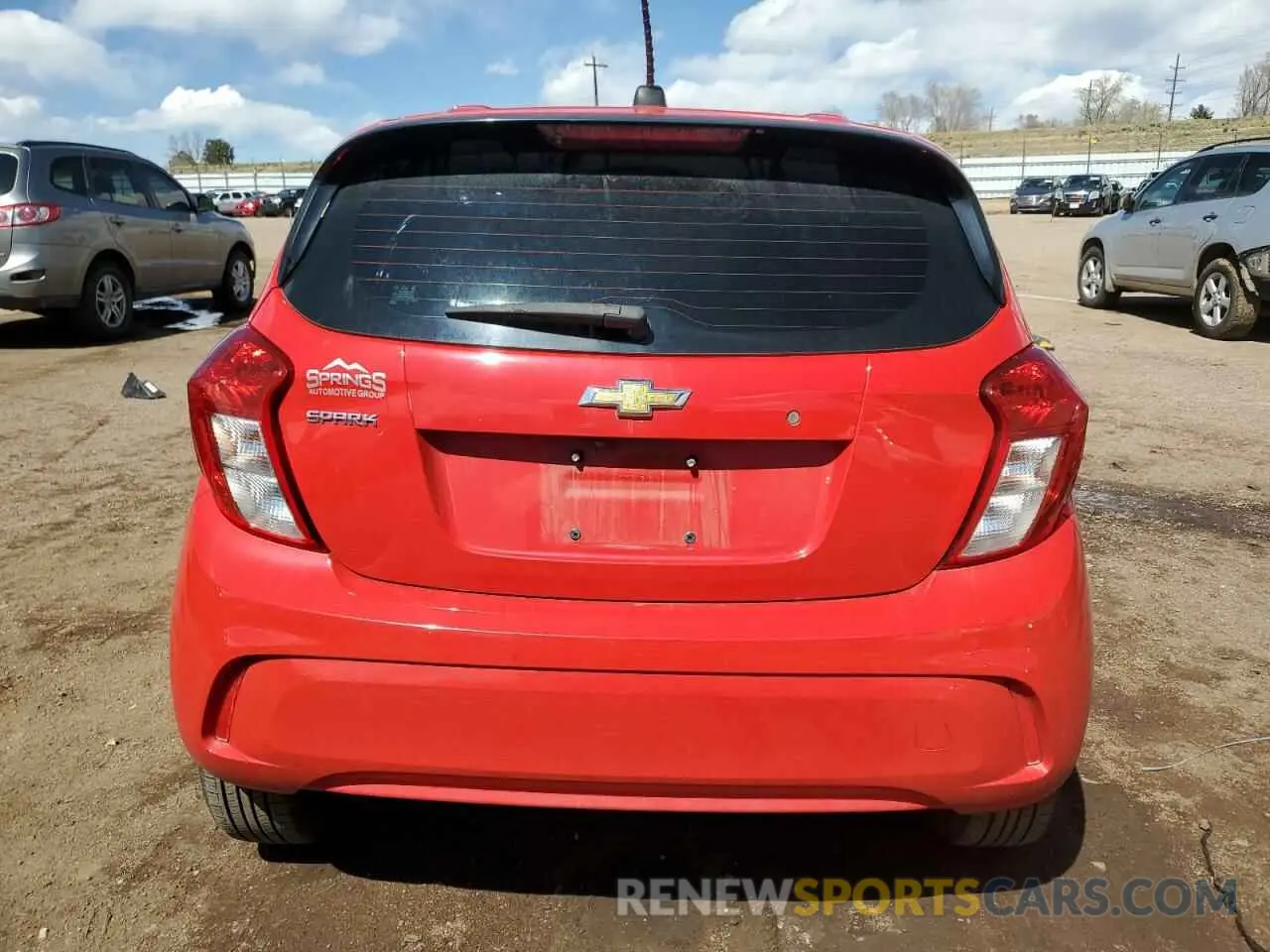 6 Photograph of a damaged car KL8CB6SA2KC741664 CHEVROLET SPARK 2019
