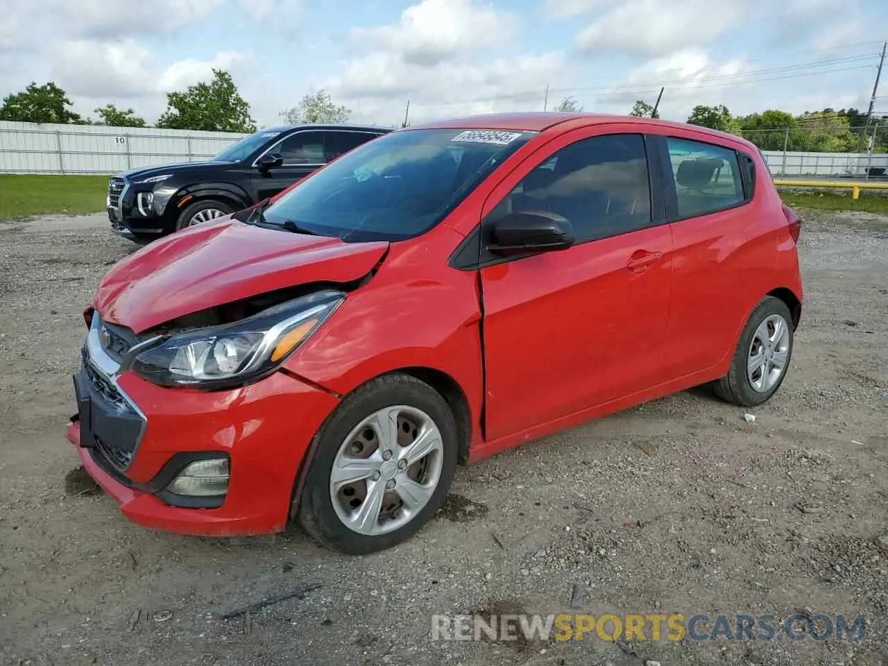 1 Photograph of a damaged car KL8CB6SA3KC706065 CHEVROLET SPARK 2019