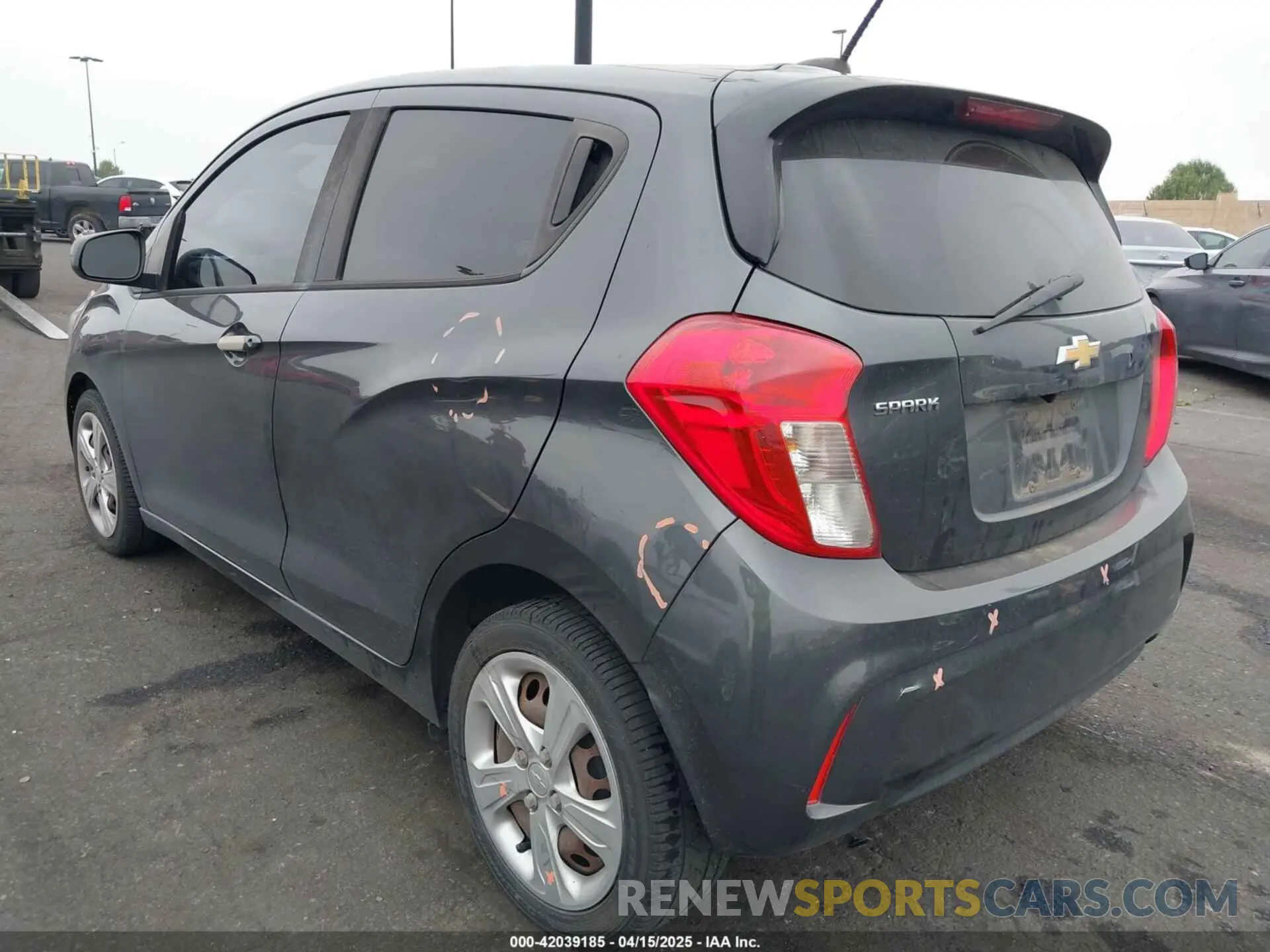 3 Photograph of a damaged car KL8CB6SA3KC731984 CHEVROLET SPARK 2019