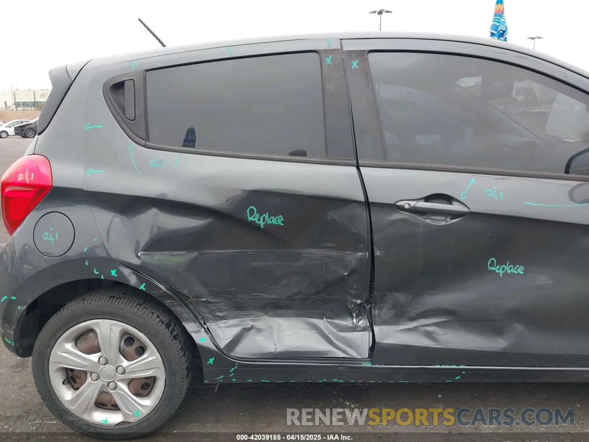 6 Photograph of a damaged car KL8CB6SA3KC731984 CHEVROLET SPARK 2019