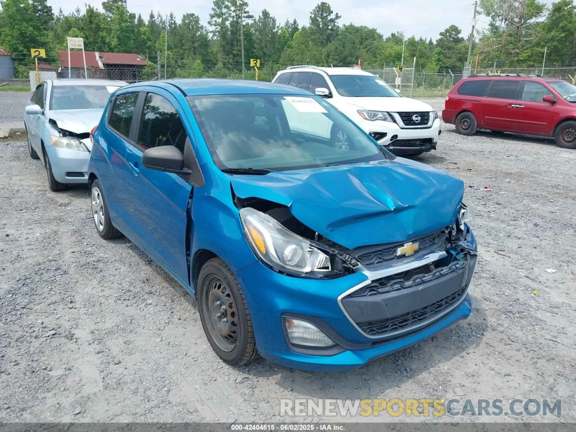 1 Photograph of a damaged car KL8CB6SA3KC756092 CHEVROLET SPARK 2019