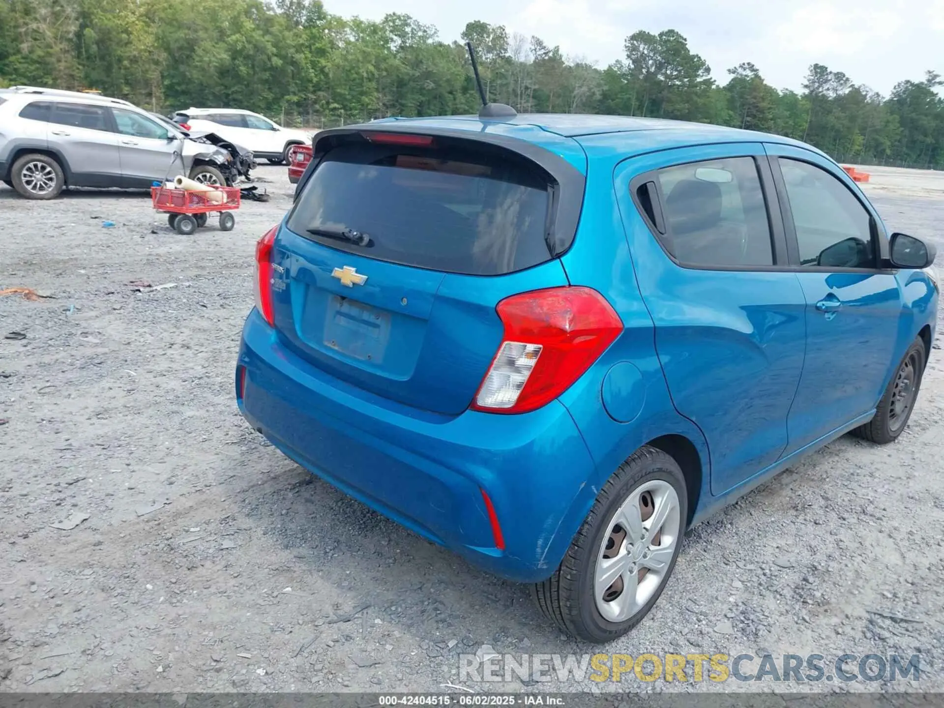 4 Photograph of a damaged car KL8CB6SA3KC756092 CHEVROLET SPARK 2019