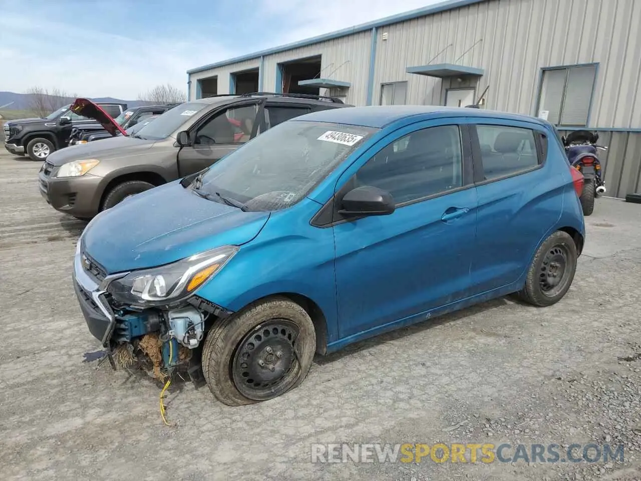 1 Photograph of a damaged car KL8CB6SA3KC764421 CHEVROLET SPARK 2019