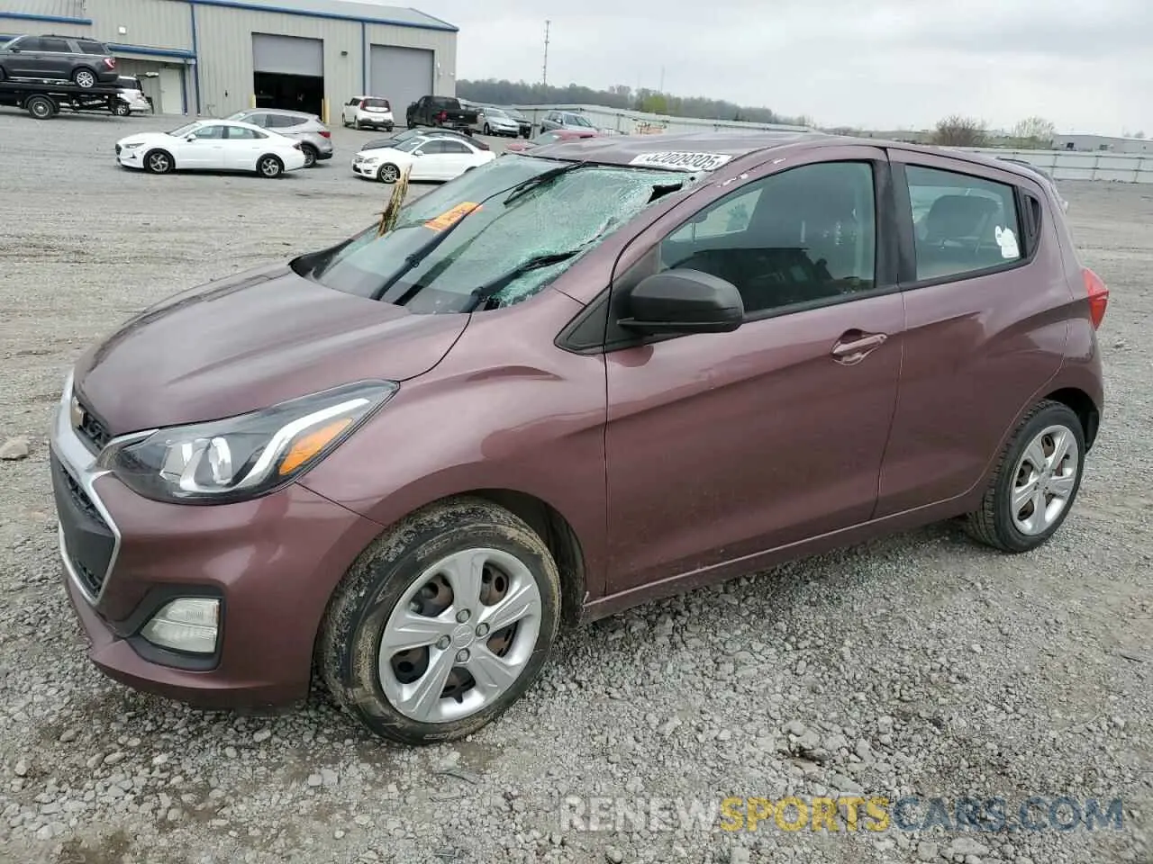 1 Photograph of a damaged car KL8CB6SA3KC807199 CHEVROLET SPARK 2019