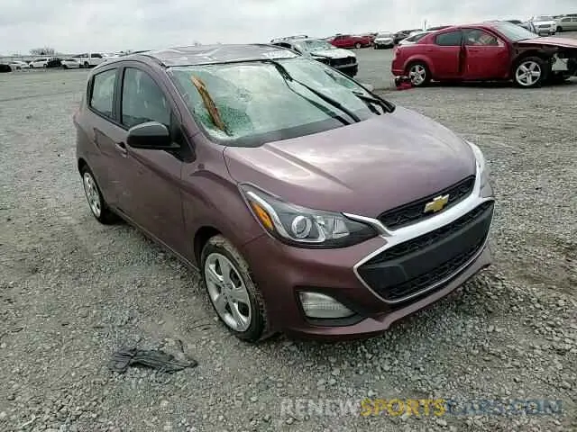 10 Photograph of a damaged car KL8CB6SA3KC807199 CHEVROLET SPARK 2019