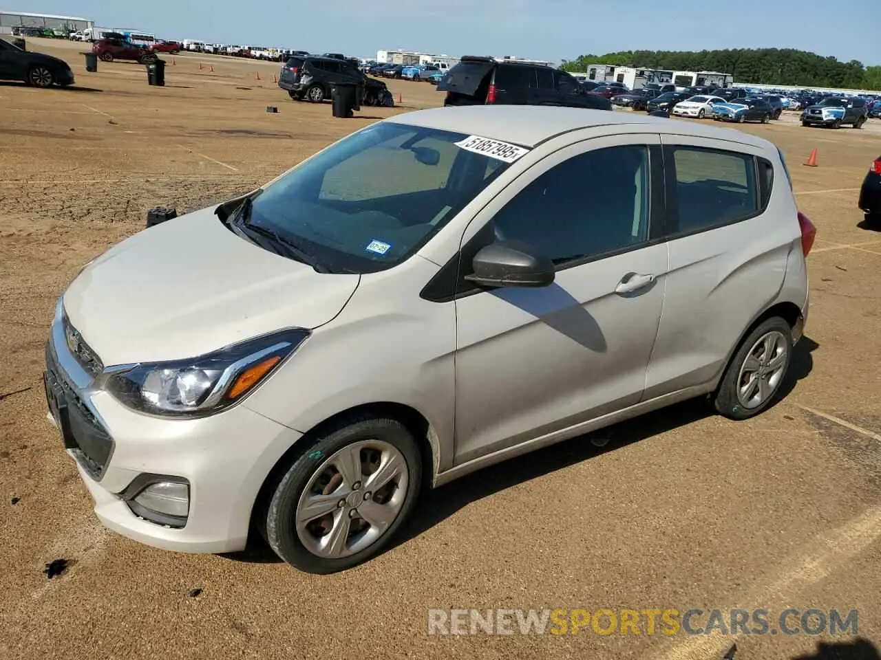 1 Photograph of a damaged car KL8CB6SA3KC818445 CHEVROLET SPARK 2019