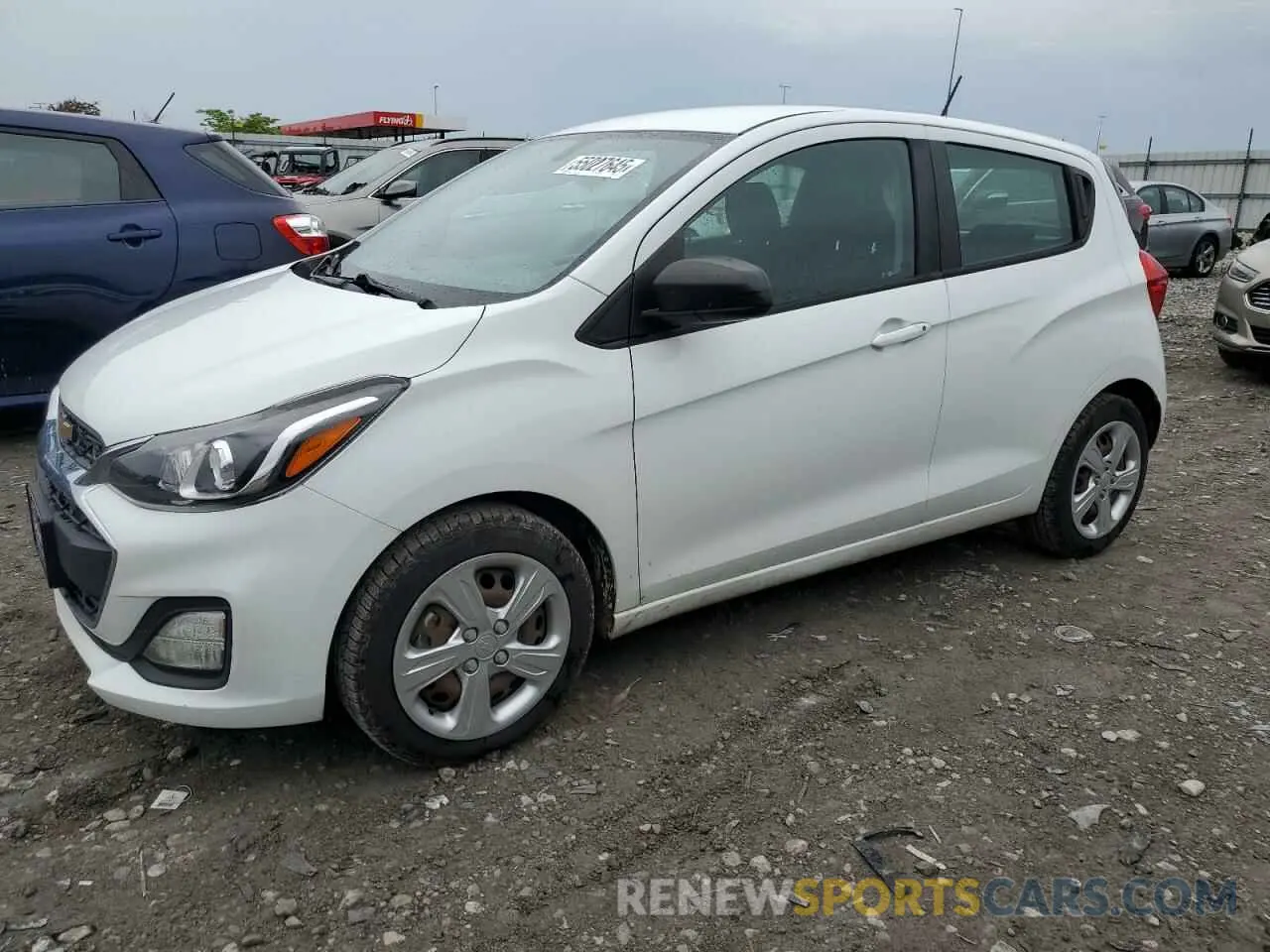 1 Photograph of a damaged car KL8CB6SA4KC701764 CHEVROLET SPARK 2019