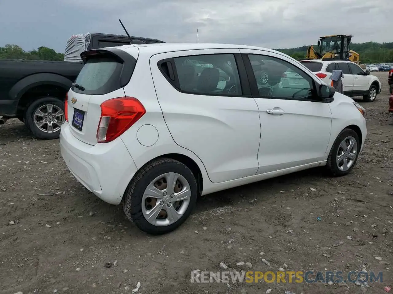 3 Photograph of a damaged car KL8CB6SA4KC701764 CHEVROLET SPARK 2019