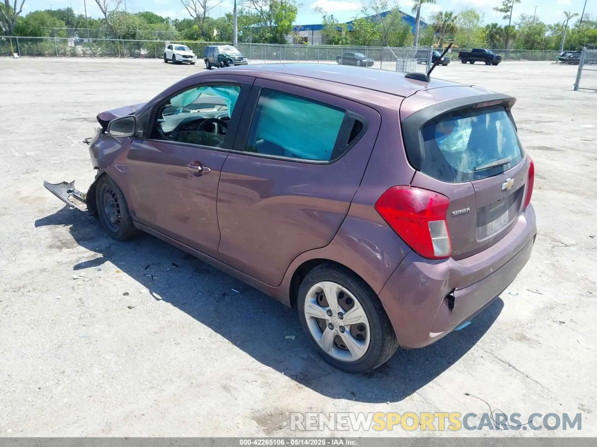 3 Photograph of a damaged car KL8CB6SA4KC705488 CHEVROLET SPARK 2019