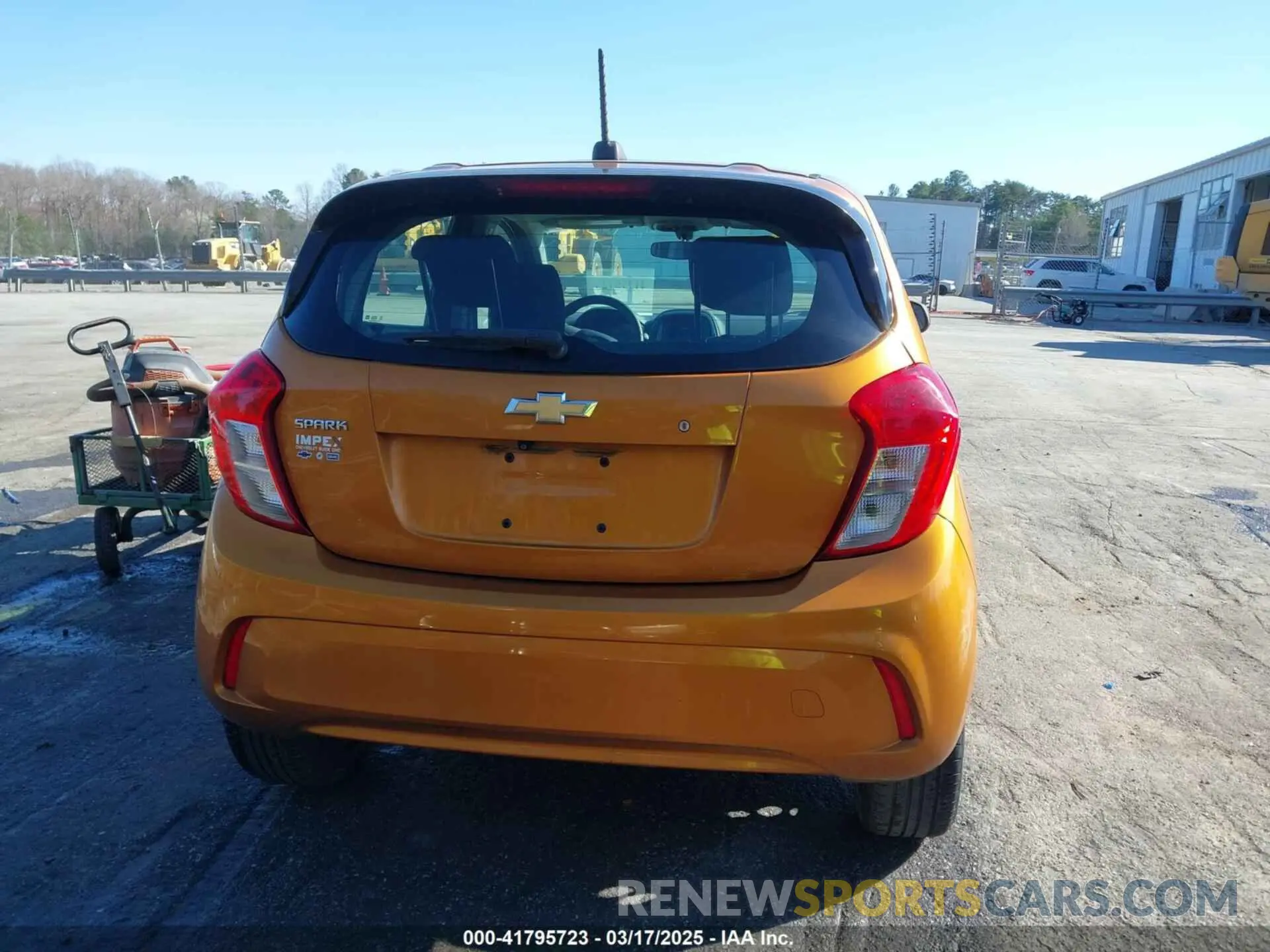 16 Photograph of a damaged car KL8CB6SA5KC725409 CHEVROLET SPARK 2019