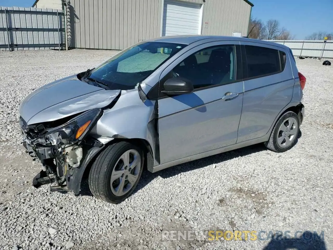 1 Photograph of a damaged car KL8CB6SA5KC735308 CHEVROLET SPARK 2019