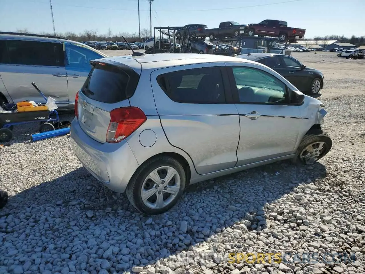 3 Photograph of a damaged car KL8CB6SA5KC735308 CHEVROLET SPARK 2019