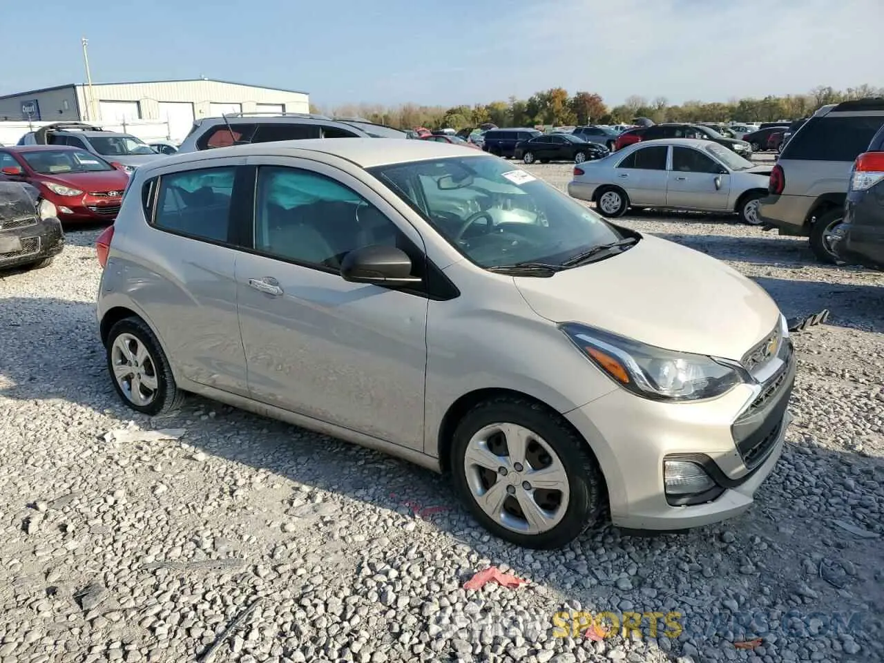 4 Photograph of a damaged car KL8CB6SA5KC748270 CHEVROLET SPARK 2019
