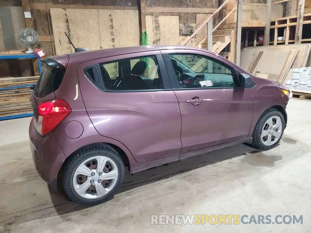 3 Photograph of a damaged car KL8CB6SA6KC706111 CHEVROLET SPARK 2019