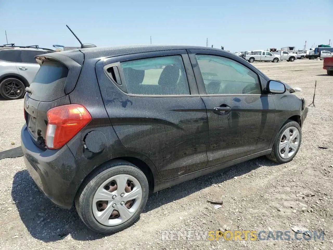 3 Photograph of a damaged car KL8CB6SA6KC741313 CHEVROLET SPARK 2019