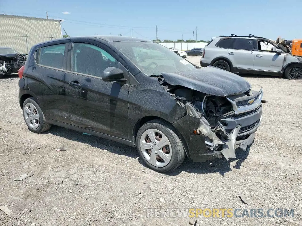 4 Photograph of a damaged car KL8CB6SA6KC741313 CHEVROLET SPARK 2019