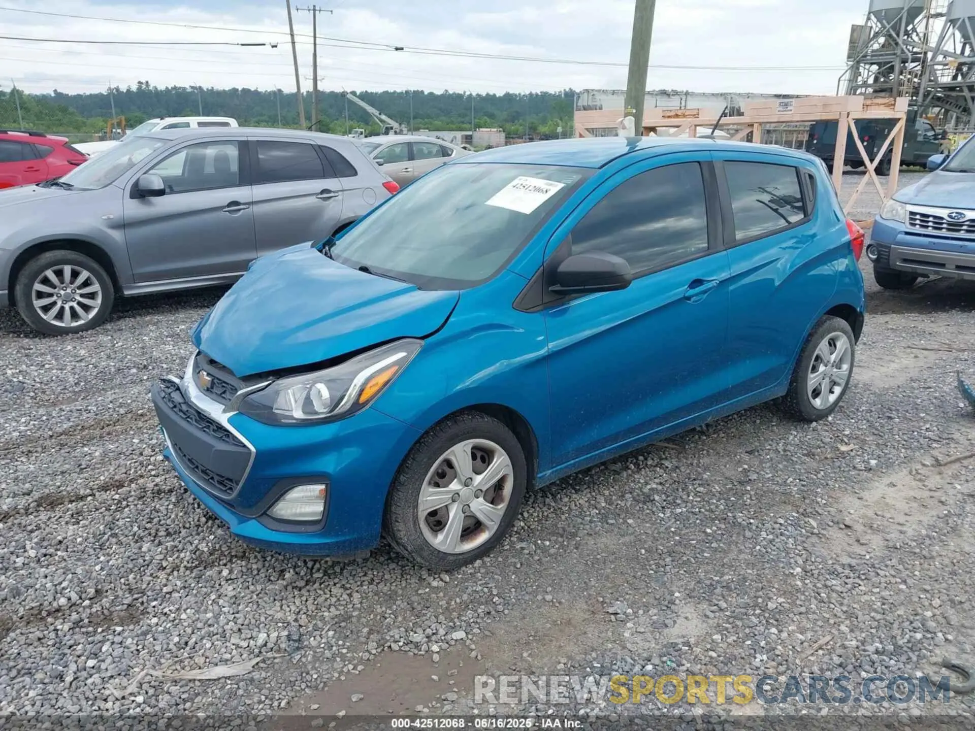 2 Photograph of a damaged car KL8CB6SA7KC738338 CHEVROLET SPARK 2019