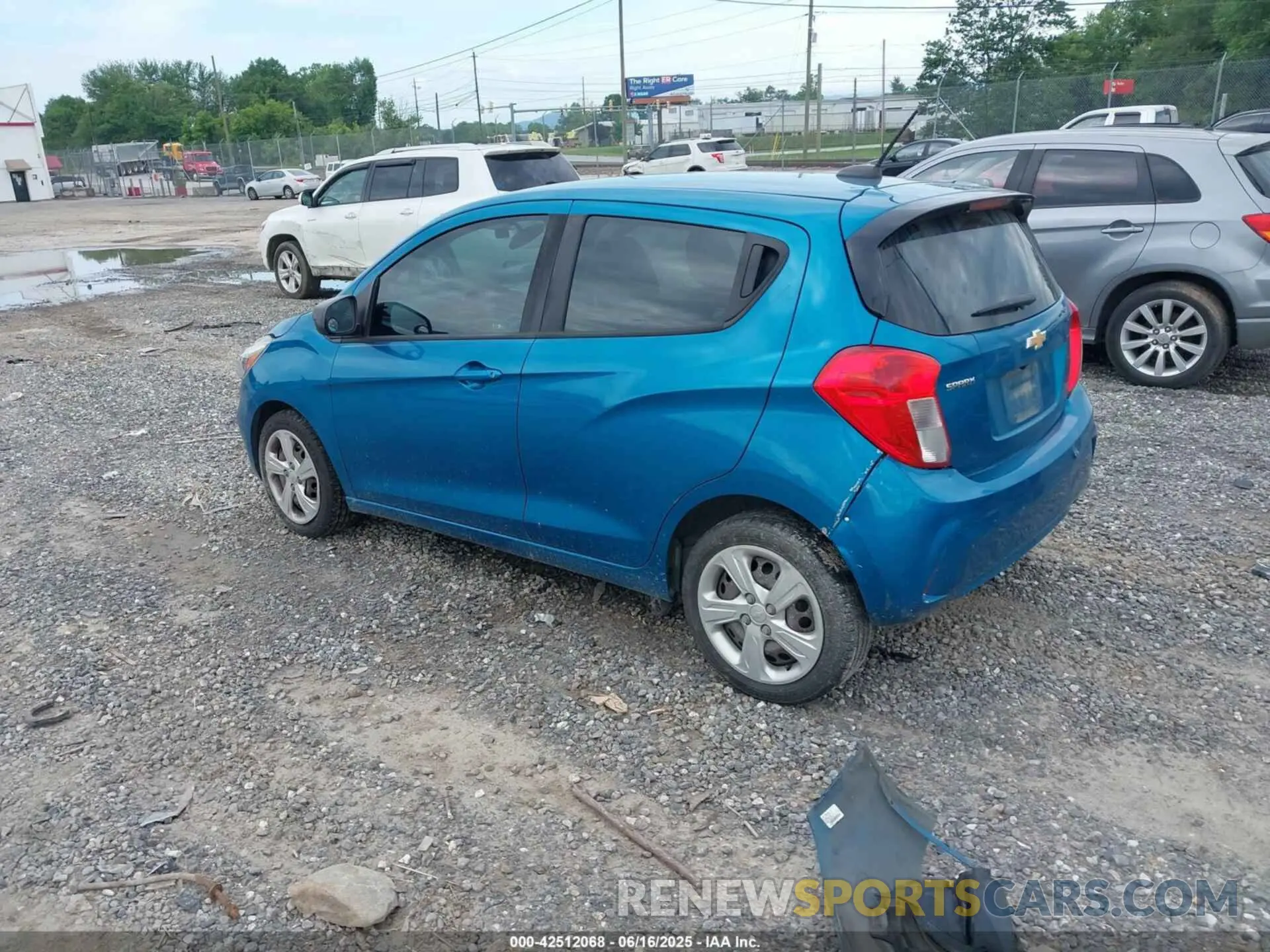 3 Photograph of a damaged car KL8CB6SA7KC738338 CHEVROLET SPARK 2019