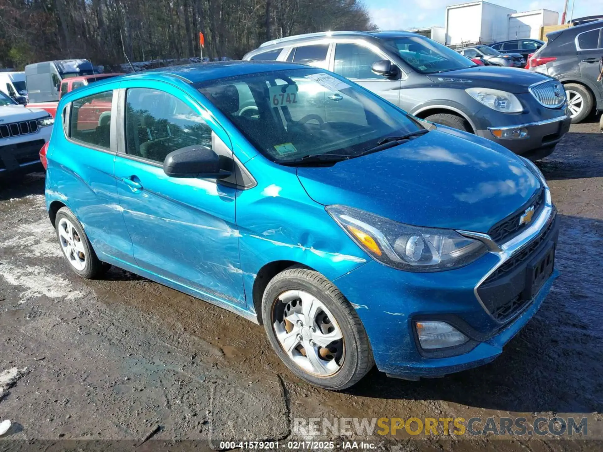1 Photograph of a damaged car KL8CB6SA7KC804662 CHEVROLET SPARK 2019