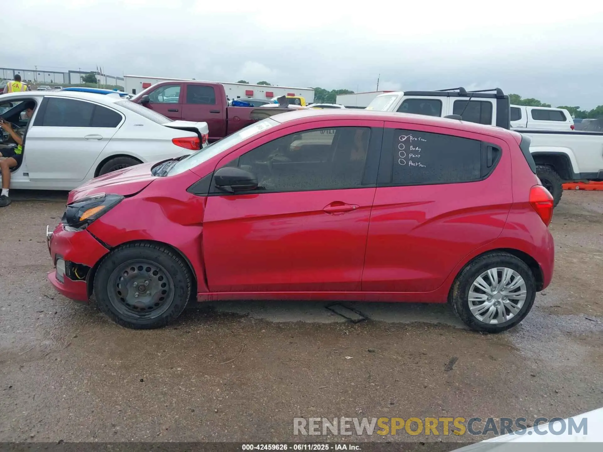 14 Photograph of a damaged car KL8CB6SA7KC811451 CHEVROLET SPARK 2019