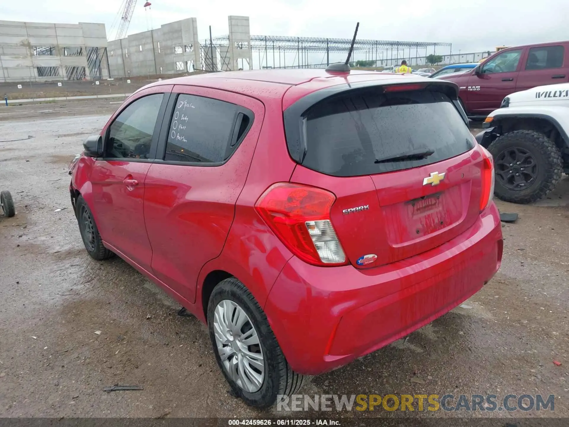 3 Photograph of a damaged car KL8CB6SA7KC811451 CHEVROLET SPARK 2019