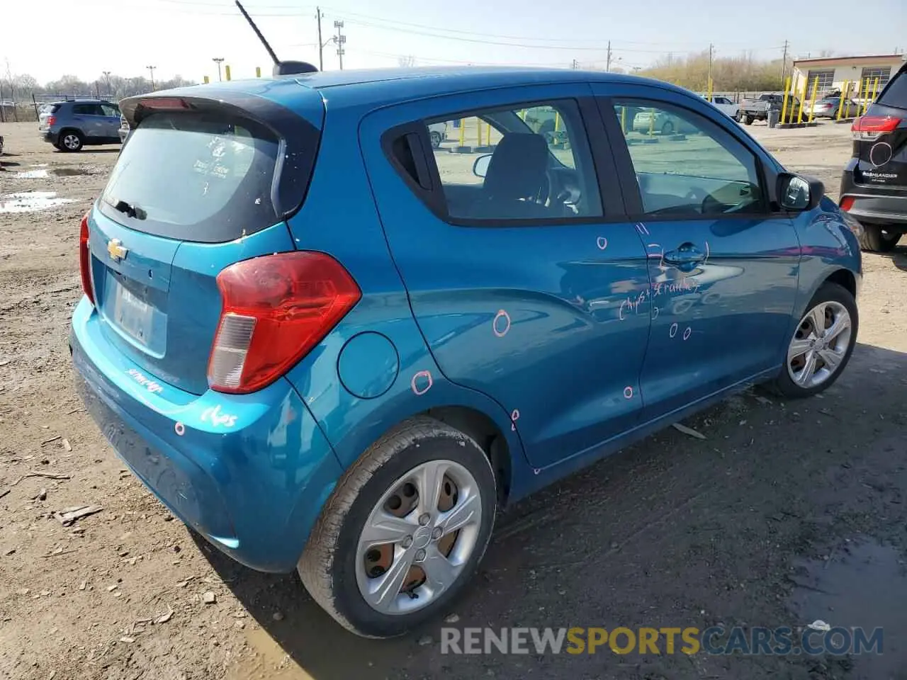 3 Photograph of a damaged car KL8CB6SA8KC712847 CHEVROLET SPARK 2019