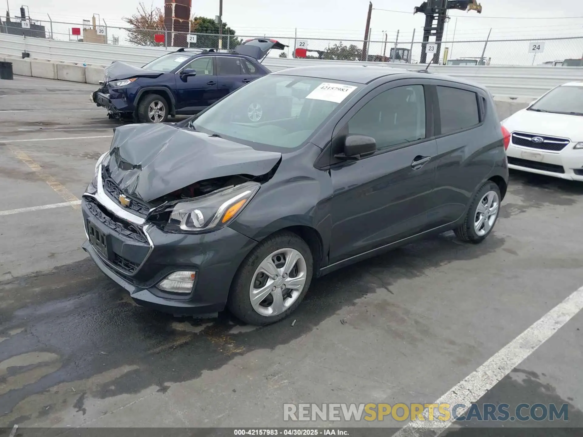 2 Photograph of a damaged car KL8CB6SA8KC739787 CHEVROLET SPARK 2019