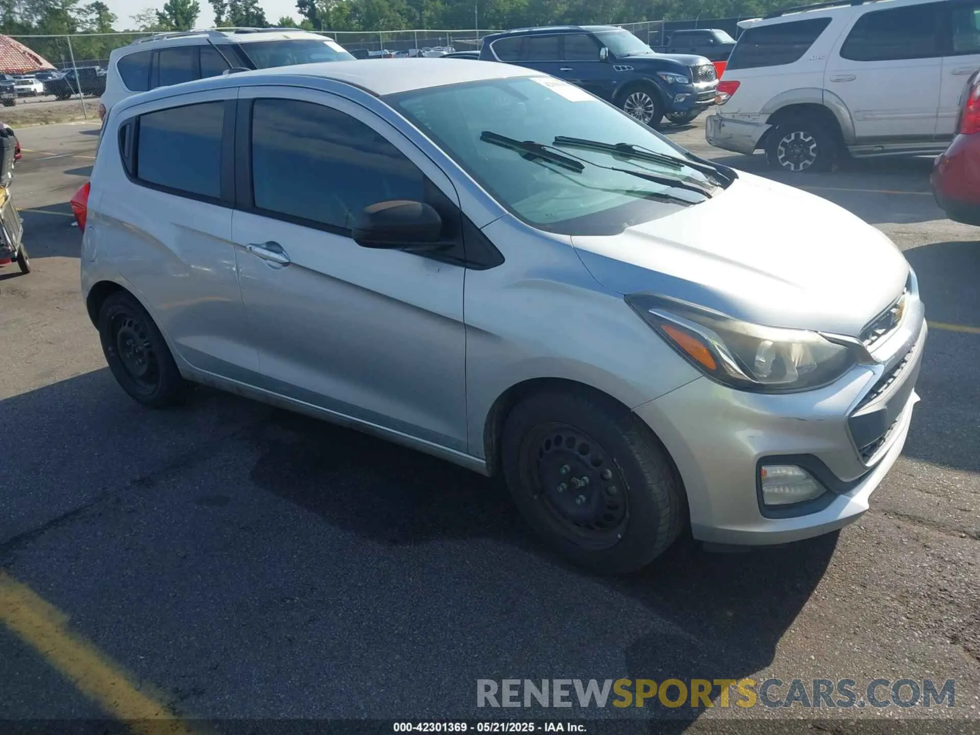 1 Photograph of a damaged car KL8CB6SA8KC747839 CHEVROLET SPARK 2019