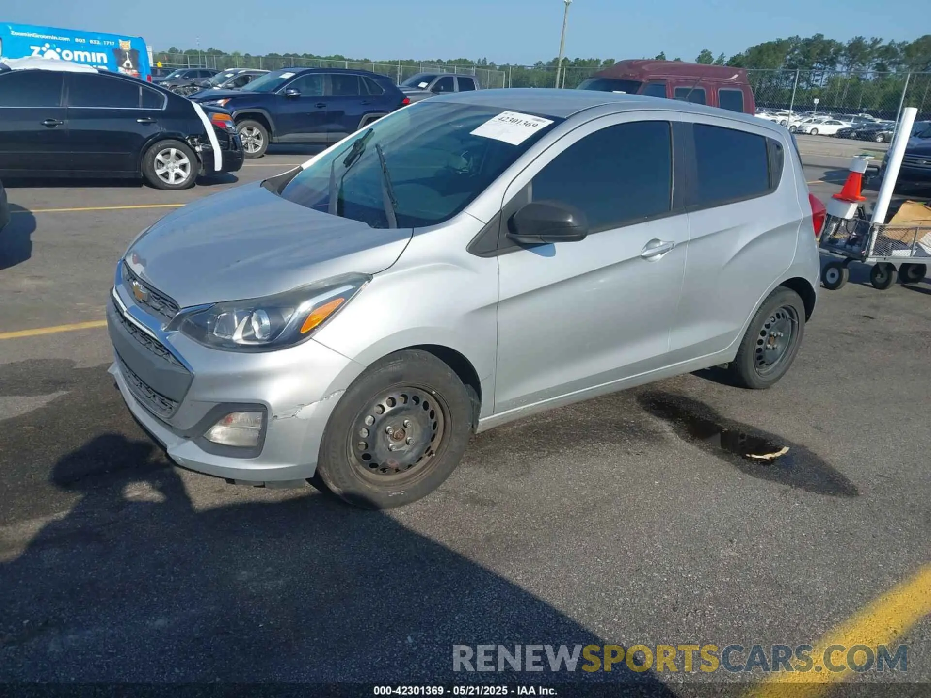 2 Photograph of a damaged car KL8CB6SA8KC747839 CHEVROLET SPARK 2019