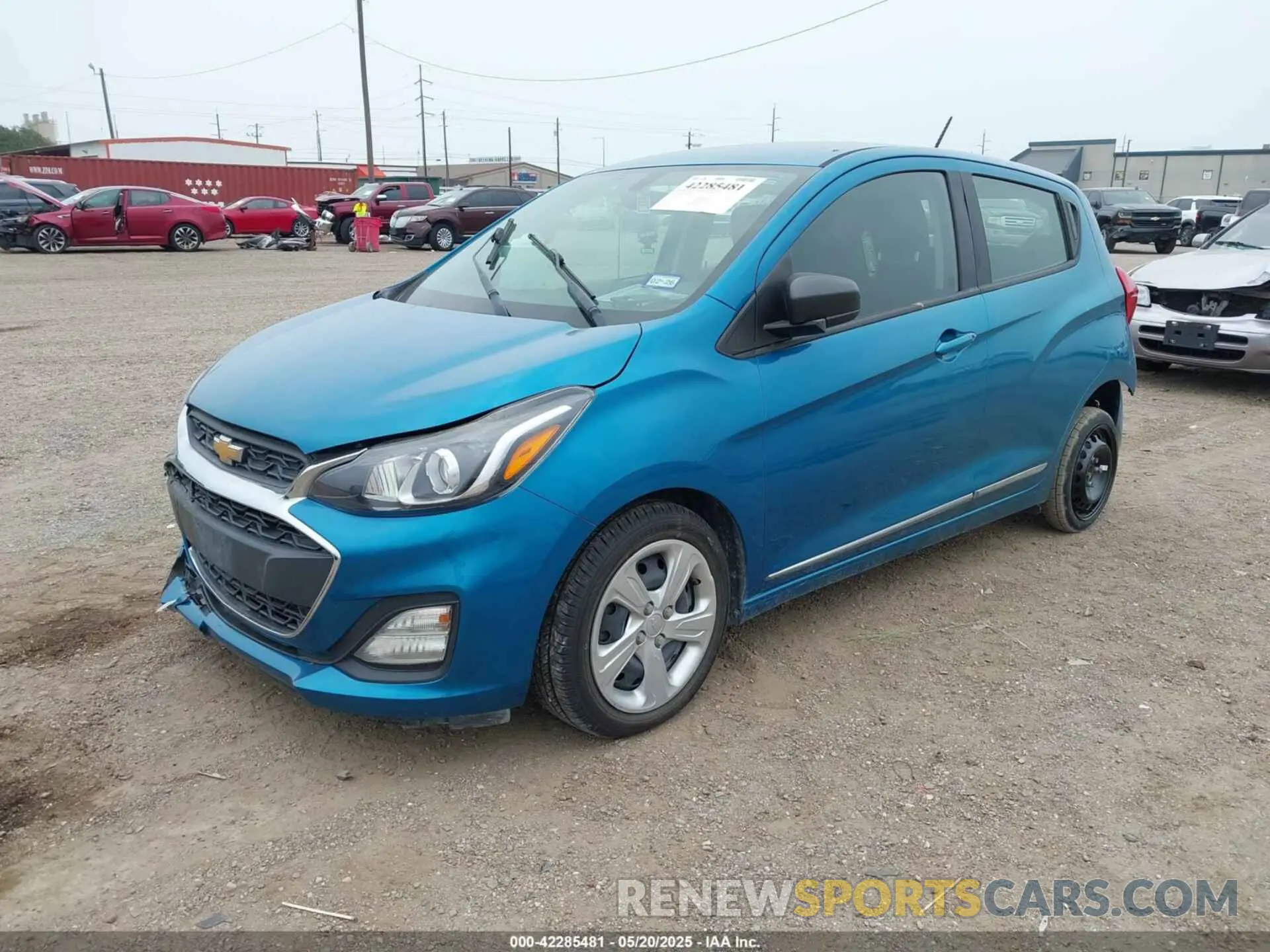 2 Photograph of a damaged car KL8CB6SA8KC785264 CHEVROLET SPARK 2019