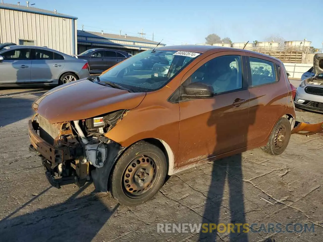 1 Photograph of a damaged car KL8CB6SAXKC706841 CHEVROLET SPARK 2019