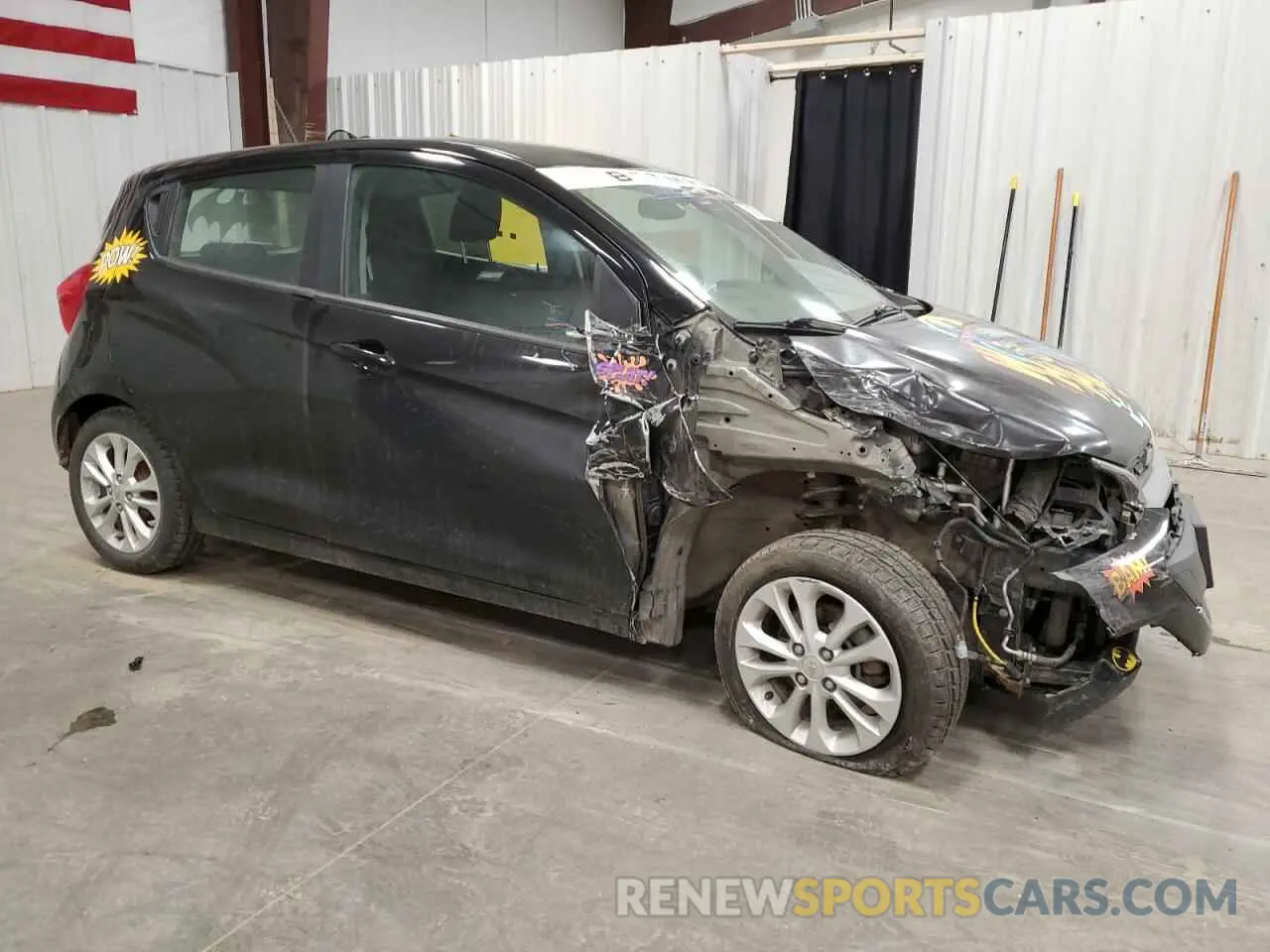 4 Photograph of a damaged car KL8CD6SA1KC723859 CHEVROLET SPARK 2019