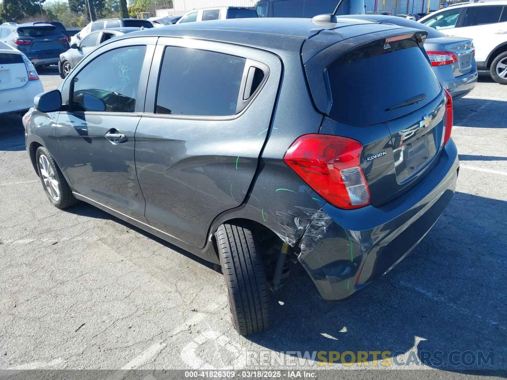 3 Photograph of a damaged car KL8CD6SA2KC818978 CHEVROLET SPARK 2019