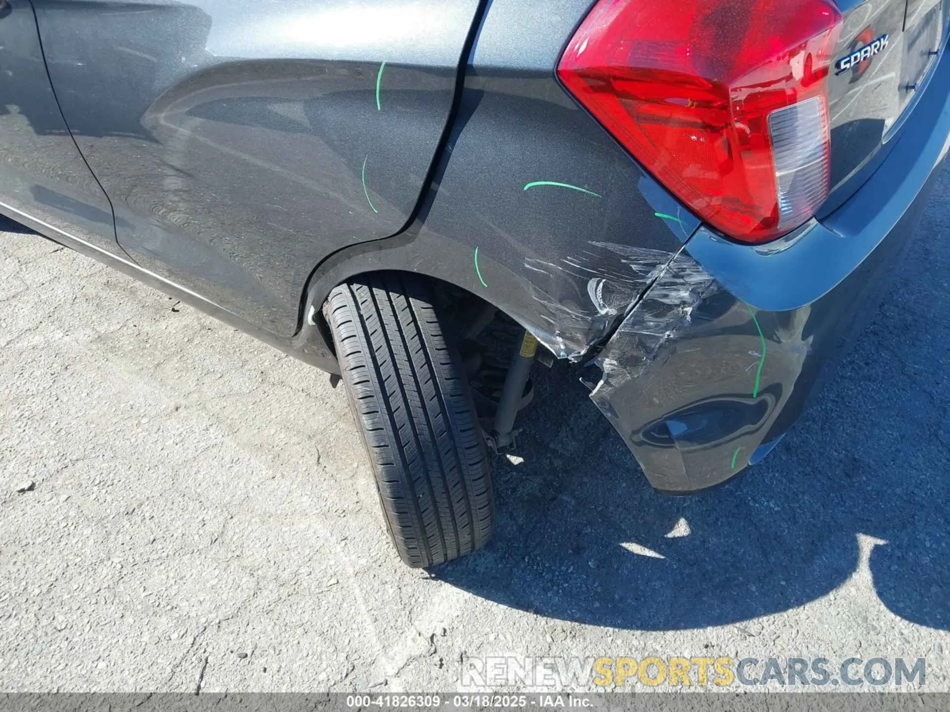 6 Photograph of a damaged car KL8CD6SA2KC818978 CHEVROLET SPARK 2019