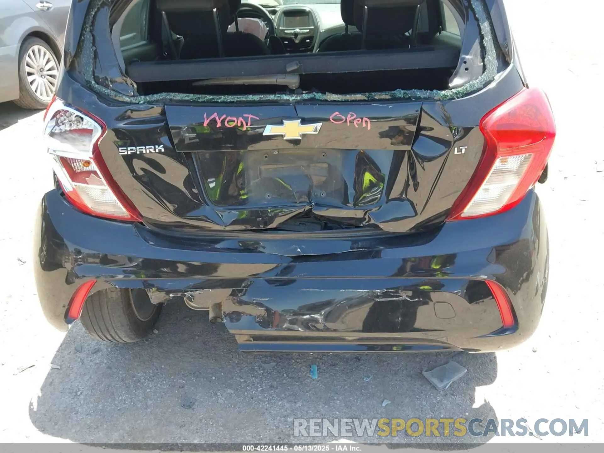 6 Photograph of a damaged car KL8CD6SA6KC715594 CHEVROLET SPARK 2019