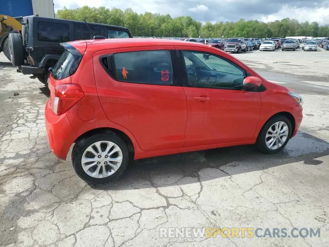 3 Photograph of a damaged car KL8CD6SA6KC787461 CHEVROLET SPARK 2019