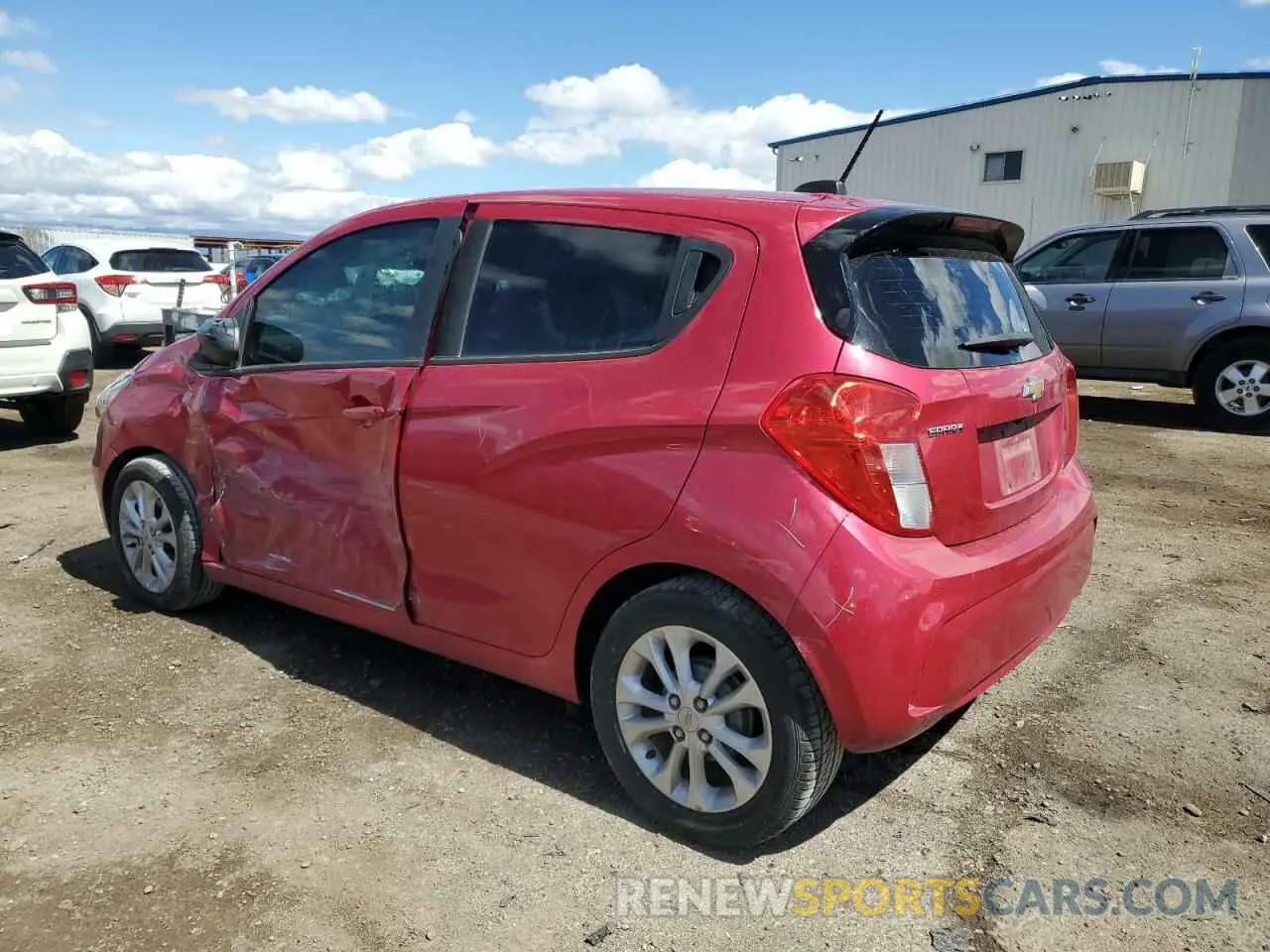 2 Photograph of a damaged car KL8CD6SA6KC799772 CHEVROLET SPARK 2019