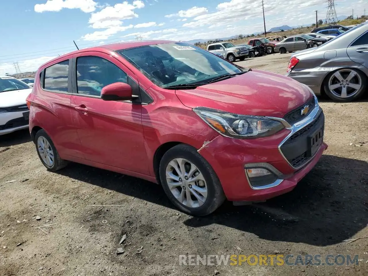 4 Photograph of a damaged car KL8CD6SA6KC799772 CHEVROLET SPARK 2019