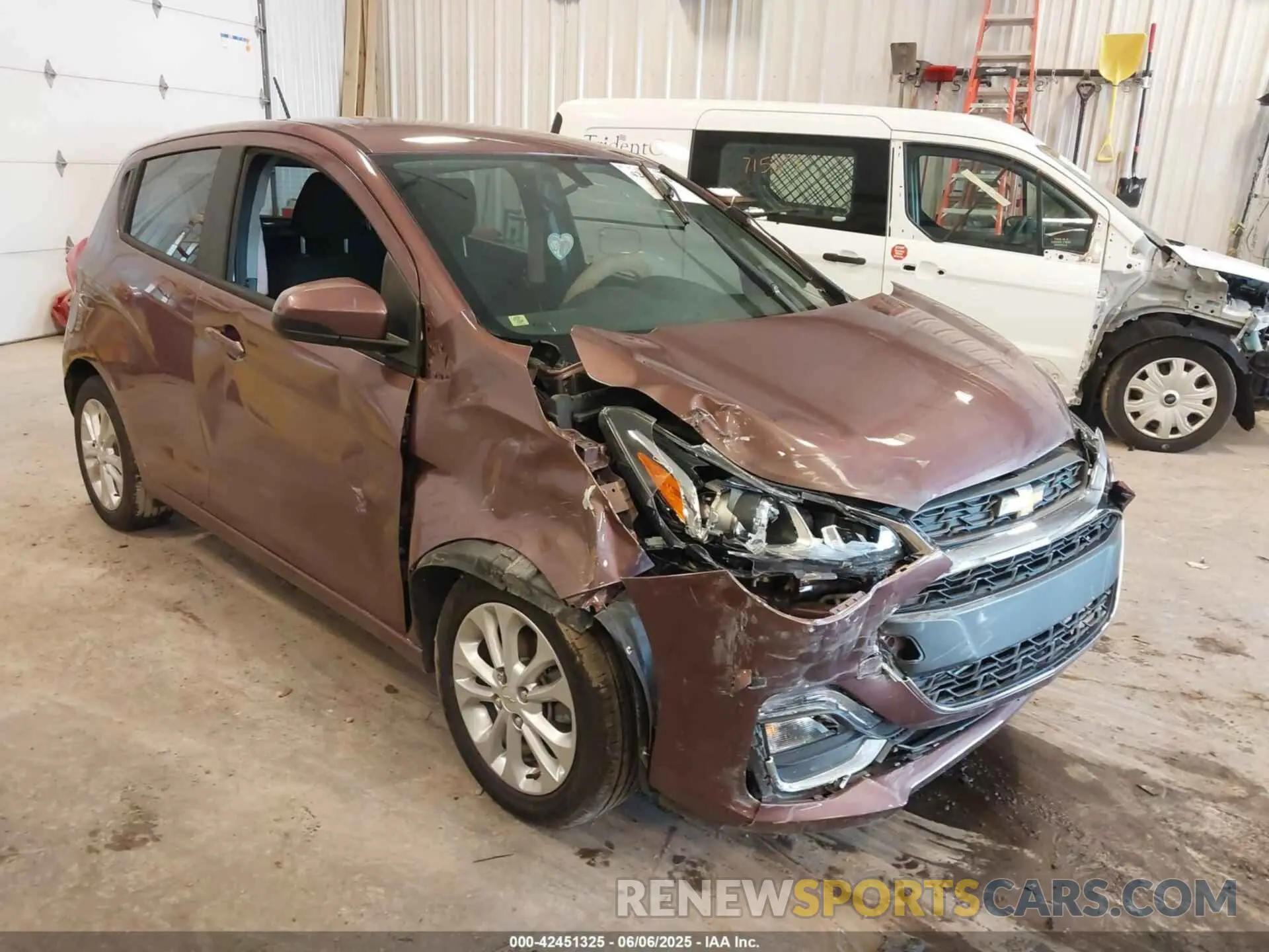 1 Photograph of a damaged car KL8CD6SA8KC764747 CHEVROLET SPARK 2019