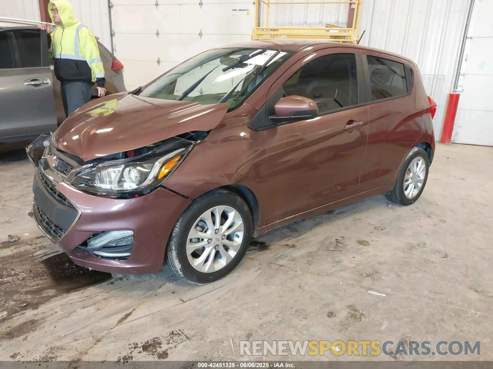 2 Photograph of a damaged car KL8CD6SA8KC764747 CHEVROLET SPARK 2019