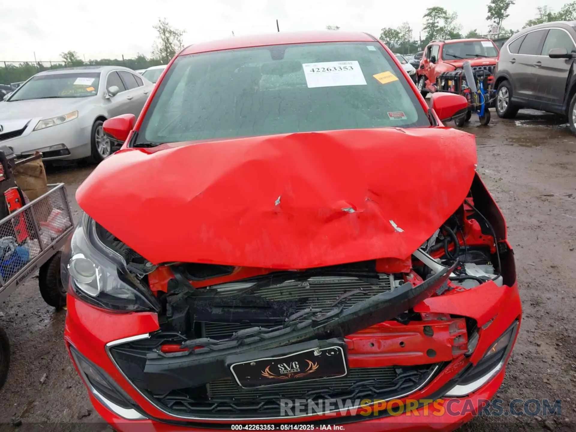 13 Photograph of a damaged car KL8CD6SA9KC728582 CHEVROLET SPARK 2019