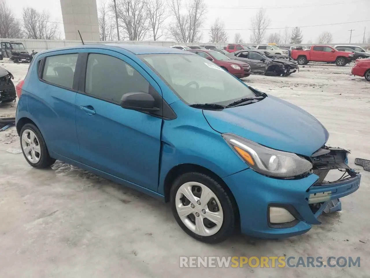 4 Photograph of a damaged car KL8CB6SA0LC402015 CHEVROLET SPARK 2020