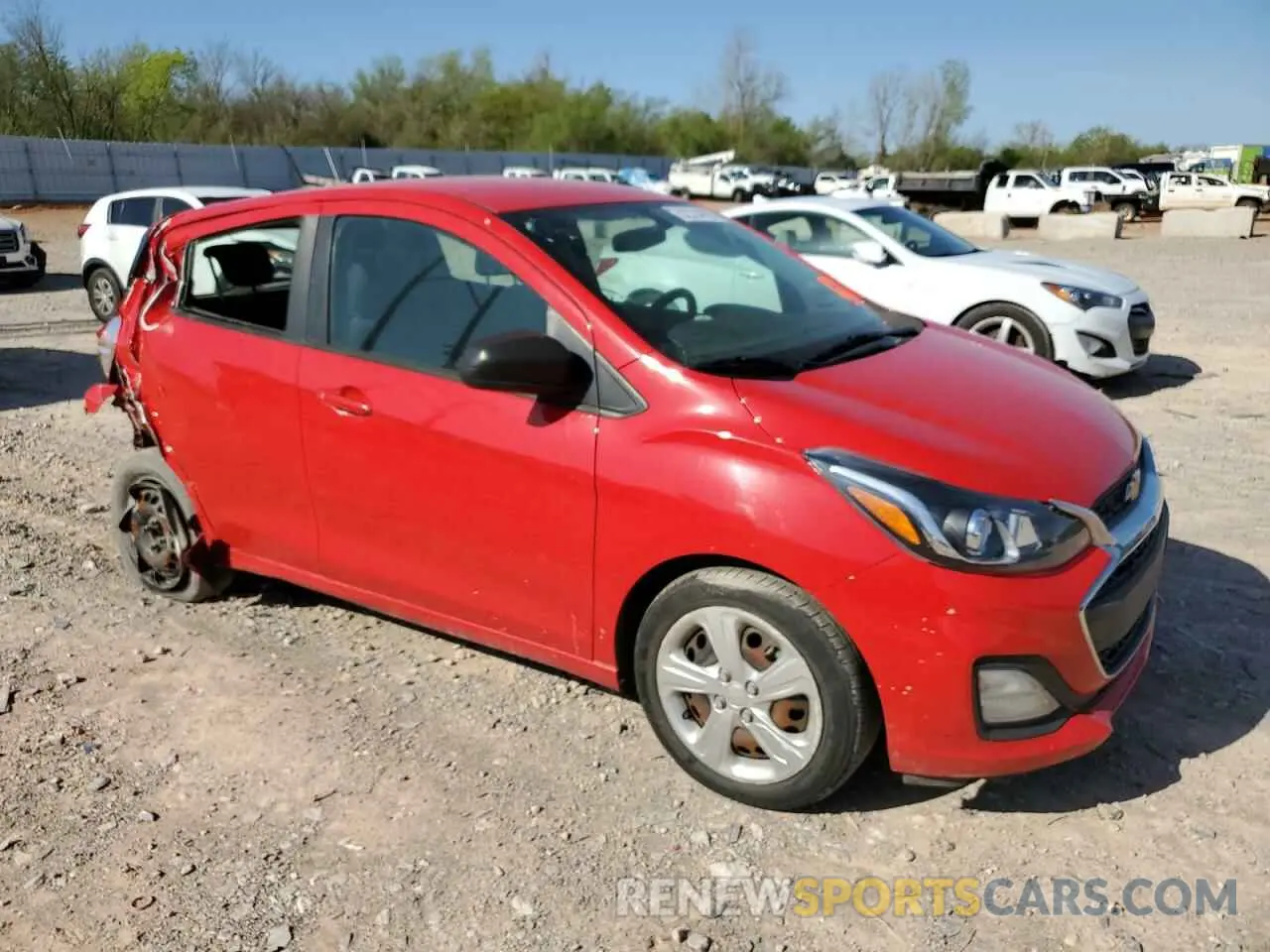 4 Photograph of a damaged car KL8CB6SA0LC402788 CHEVROLET SPARK 2020