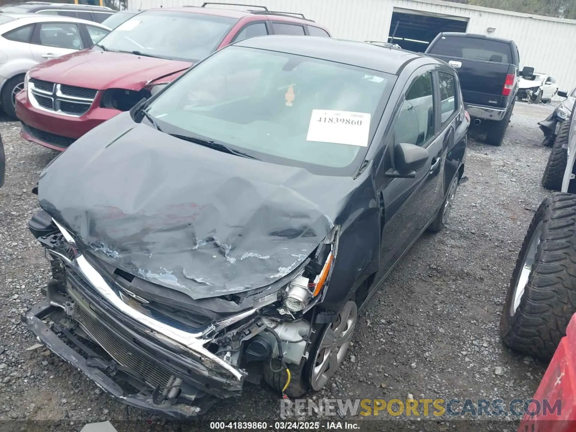 2 Photograph of a damaged car KL8CB6SA0LC429358 CHEVROLET SPARK 2020