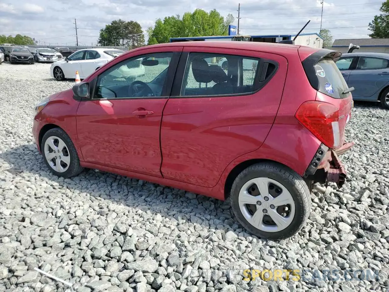 2 Photograph of a damaged car KL8CB6SA0LC457998 CHEVROLET SPARK 2020