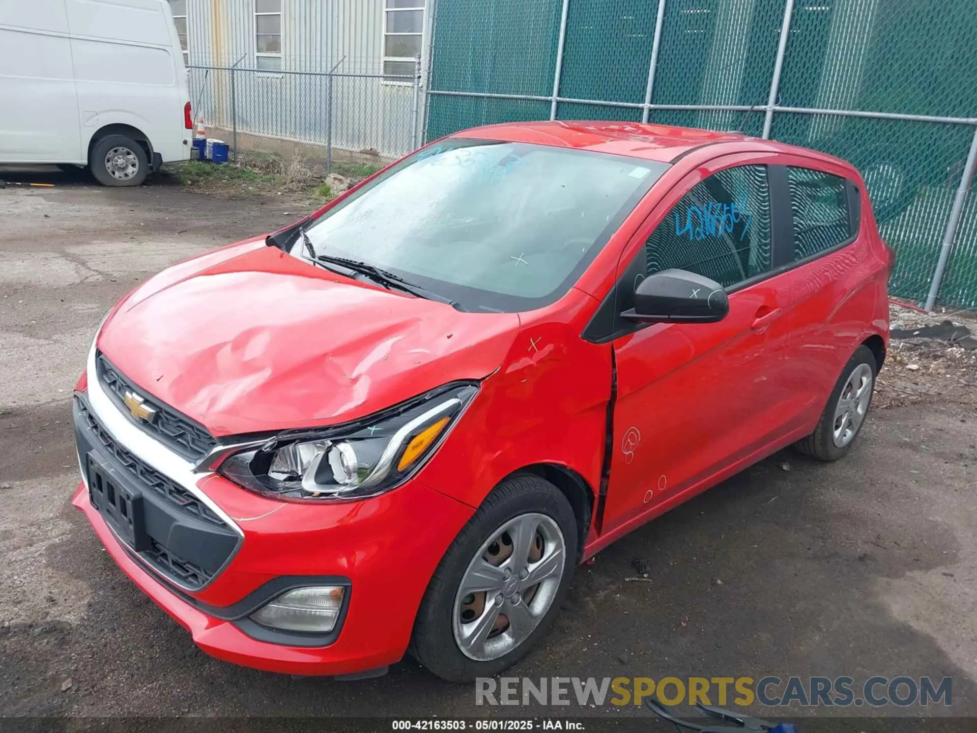 14 Photograph of a damaged car KL8CB6SA0LC479452 CHEVROLET SPARK 2020