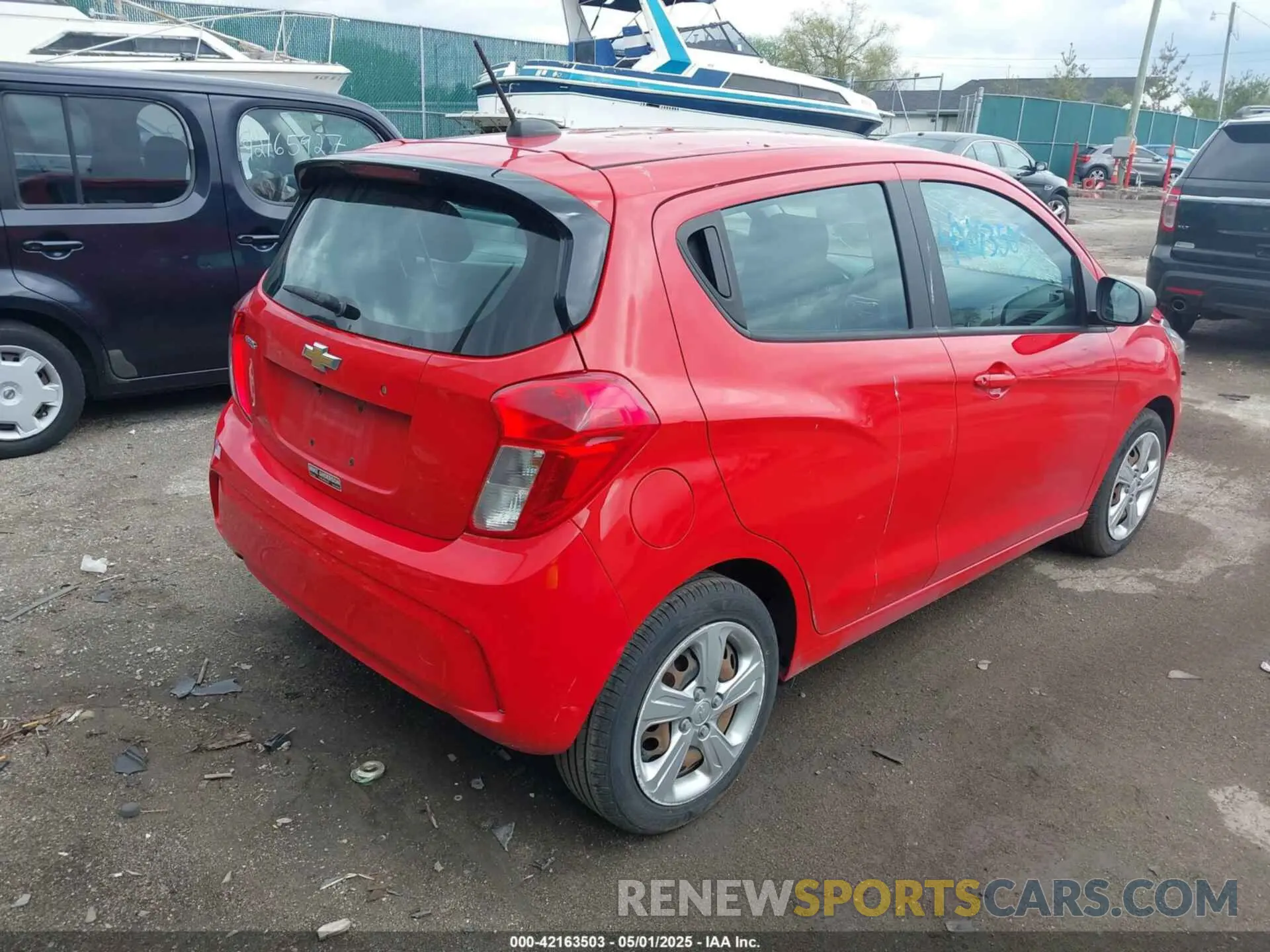 4 Photograph of a damaged car KL8CB6SA0LC479452 CHEVROLET SPARK 2020