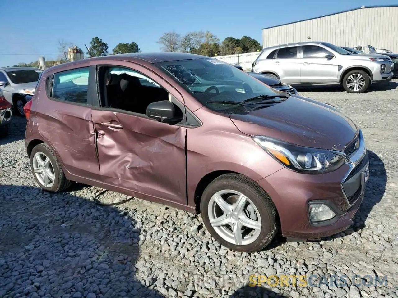 4 Photograph of a damaged car KL8CB6SA1LC400144 CHEVROLET SPARK 2020