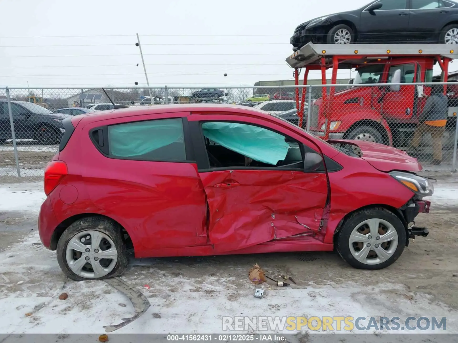 14 Photograph of a damaged car KL8CB6SA1LC420782 CHEVROLET SPARK 2020