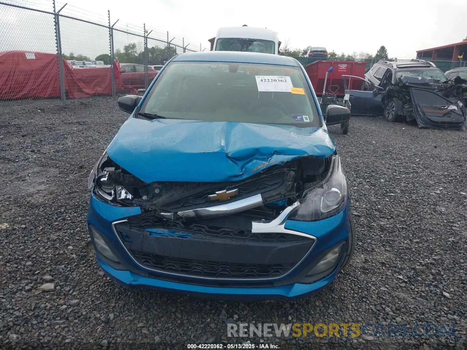 12 Photograph of a damaged car KL8CB6SA1LC422662 CHEVROLET SPARK 2020